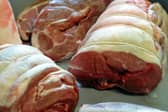 Lamb meat.