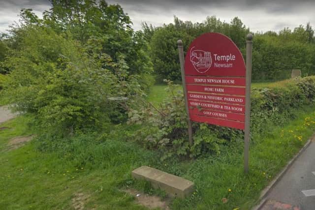 A couple were threatened at Temple Newsam Park in Leeds.