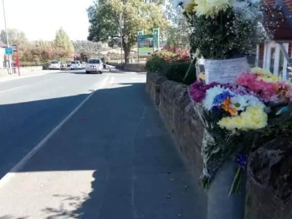 Tributes in Wide Lane, Morley.
