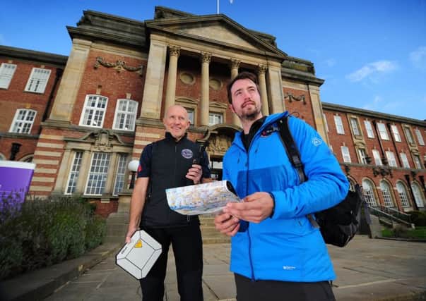 Dave Bunting (left) and Lyndon Chatting-Walters are going on an expedition to Kathmandu.