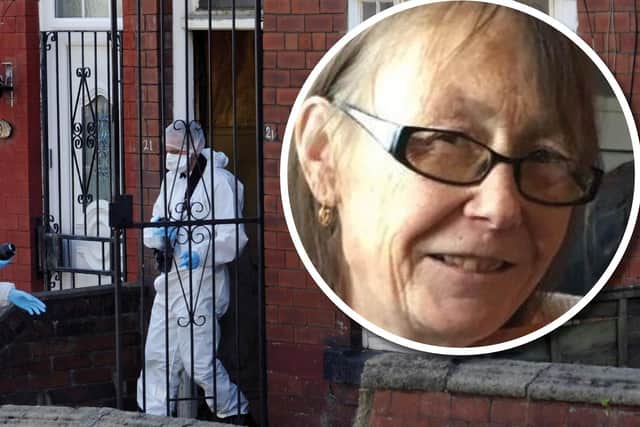 Angela Conoby's body was found at her Leeds home