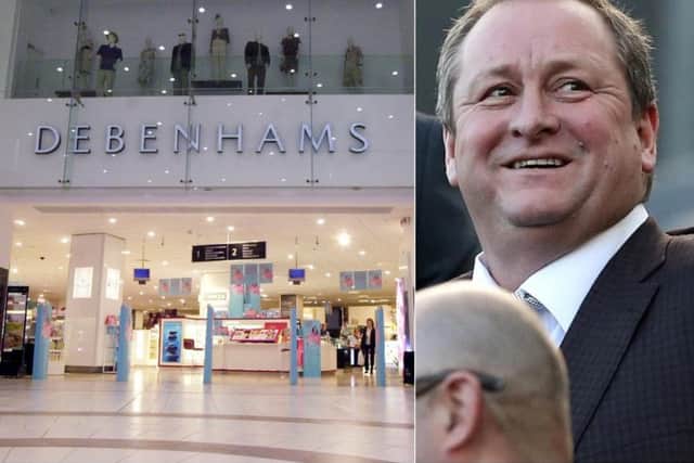 Mike Ashley owns  30% share of Debenhams
