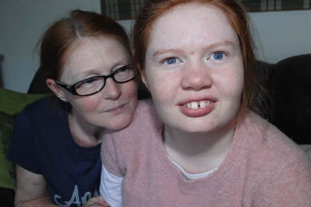 Lena Merritt with her 20-year-old daughter, Ruby.