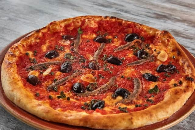 Pizza Marinara at Gino D'Acampo