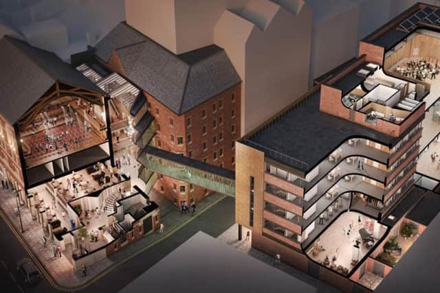 An architect's vision of the future Opera North base in Leeds. Credit: Enjoy Design.