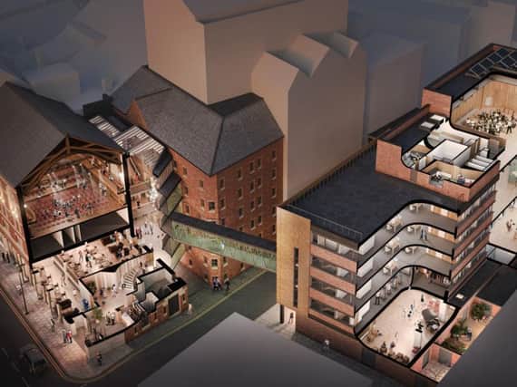 An architect's vision of the future Opera North base in Leeds. Credit: Enjoy Design.