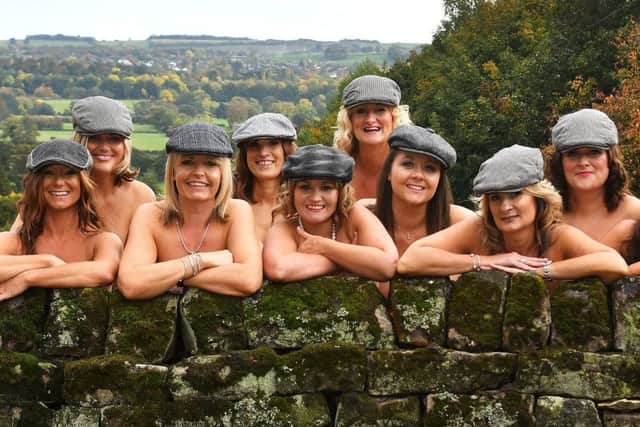 Some of the stars of the Darling Buds of Burley calendar.
