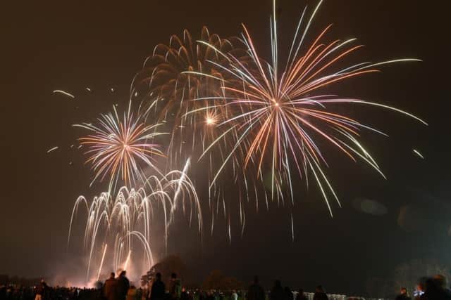 Roundhay Park Bonfire and Fireworks. Picture by Bruce Rollinson