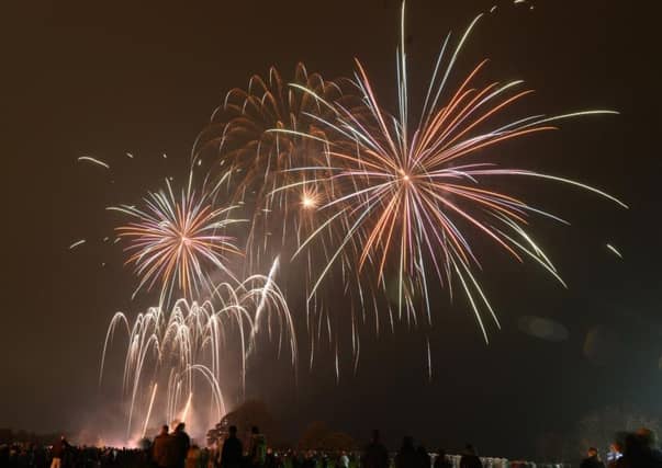 Roundhay Park Bonfire and Fireworks. Picture by Bruce Rollinson