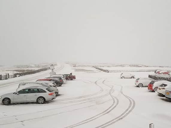 North Yorkshire has seen some heavy snow - as these photos from @NorthYorkswx on Twitter show.