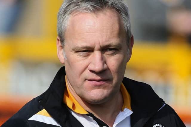 Hunslet head coach Gary Thornton.