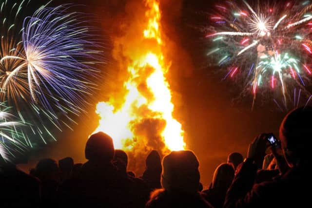 Bonfire Night at Roundhay Park, Leeds...5th November 2012..Picture by Simon Hulme