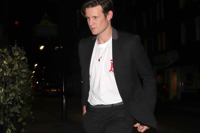 Matt Smith wearing pieces from the debut collection by Riccardo Tisci.
Picture by: Mark Milan / SplashNews.com
.