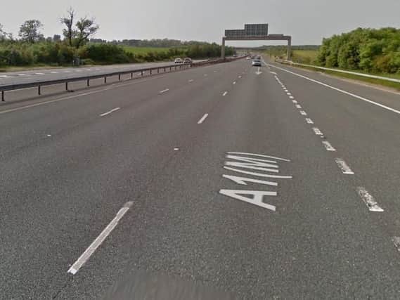 One dead after car crashes travelling wrong way on A1 near Leeds. PIC: Google