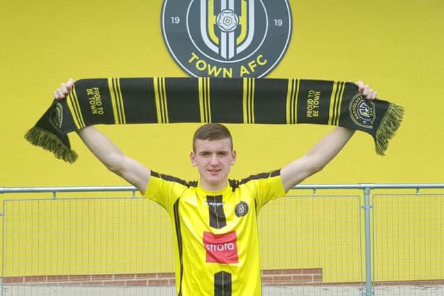 Leeds United loanee Liam Kitching joined Harrogate Town on loan in the summer for a second spell.
