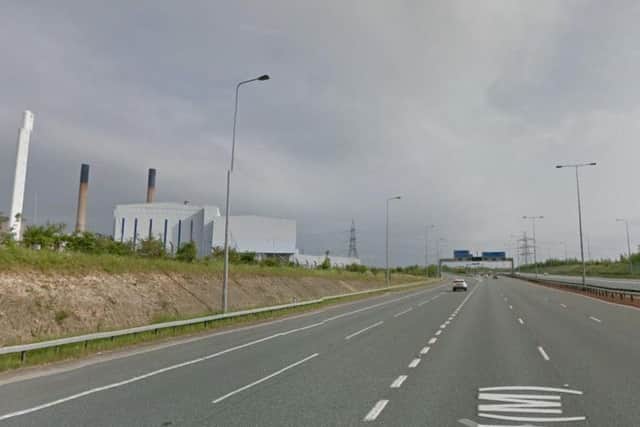 The fatal collision happened on the A1(M) southbound near Ferrybridge. Picture: Google