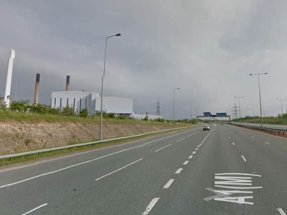 The fatal collision happened on the A1(M) southbound near Ferrybridge. Picture: Google
