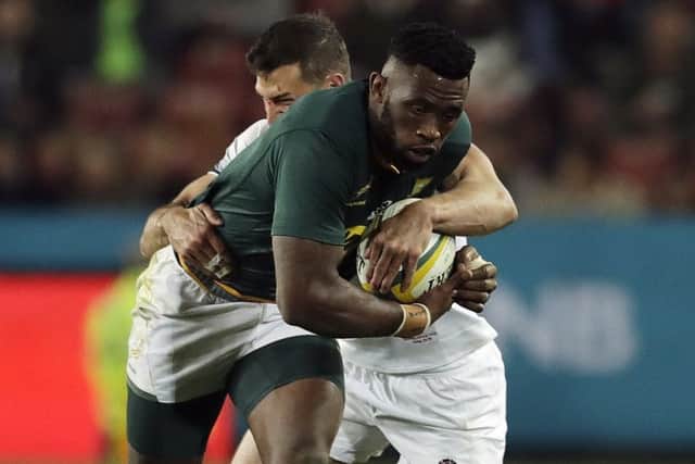 South Africa's captain Siya Kolisi.