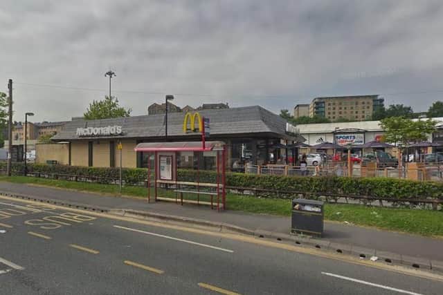 McDonald's at Forster Square, Bradford has been targeted three times in the last week. Pic: Google.