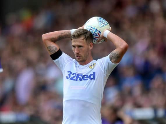 Leeds United's Barry Douglas returns for the Whites at Wigan.