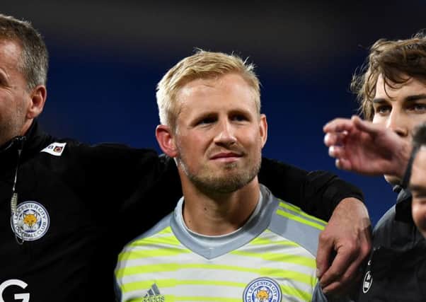 Leicester City goalkeeper Kasper Schmeichel after the Premier League match at the Cardiff City Stadium on Saturday. PIC: Simon Galloway/PA Wire