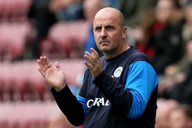 Wigan Athletic manager Paul Cook. PIC: Richard Sellers/PA Wire