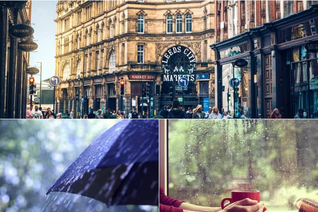 The weather in Leeds is set to be dull today as forecasters predict cloud and light showers