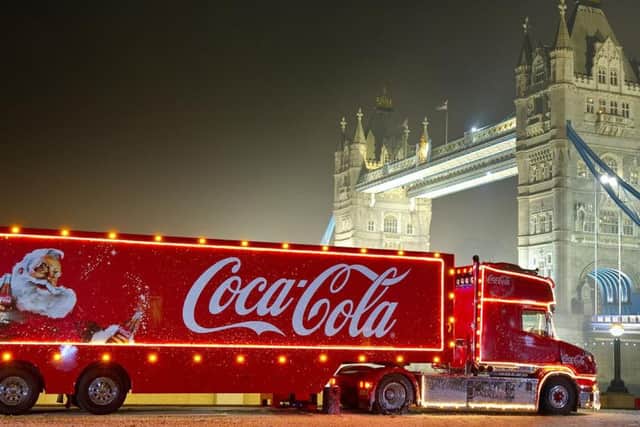 The Coca-Cola truck is going on tour this Christmas