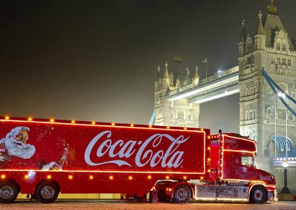 The Coca-Cola truck is going on tour this Christmas