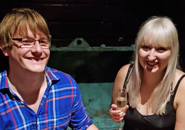 Tim Campbell and  Becky Ladley got engaged at Escape Hunt Leeds