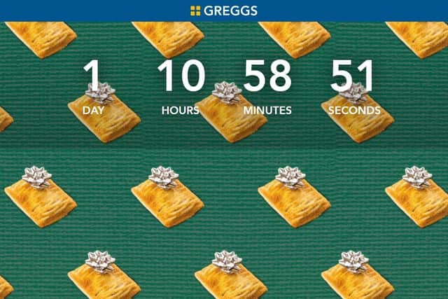 Greggs will be handing out 100 free festive bakes in Leeds on Wednesday November 7