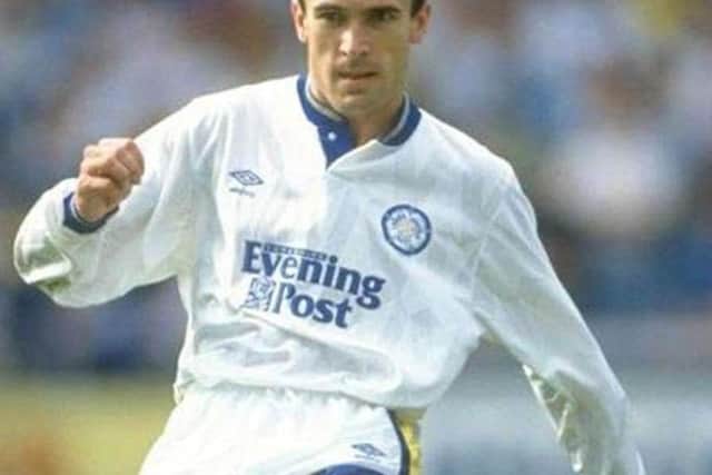 Tony Dorigo during his playing days for Leeds United.