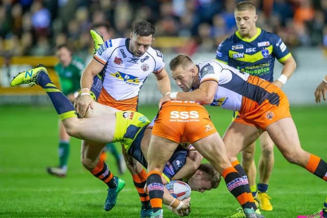HELLO AGAIN@ Rivals Wakefield and Castleford will face each other Thursay, April 18 for the first time in the 2019 season. Picture: Allan McKenzie/SWpix.com