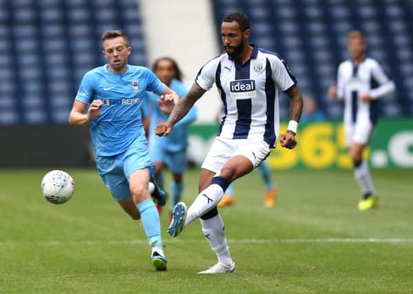 West Brom's former Leeds defender, Kyle Bartley (right). PIC: Barrington Coombs/PA Wire