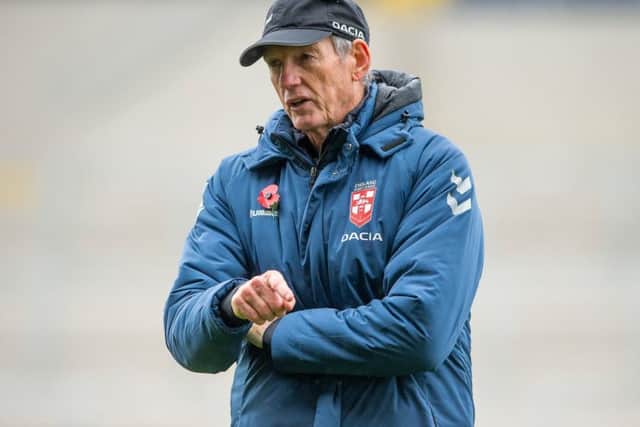 England head coach, Wayne Bennett. PIC: Allan McKenzie/SWpix.com