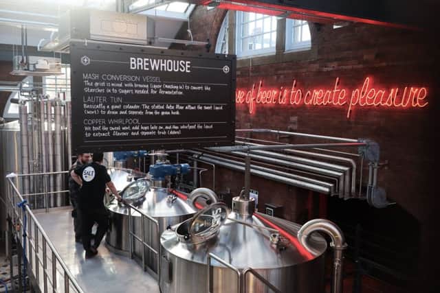 SALTY:  The beer factory is bringing its produce to Leeds city centre.