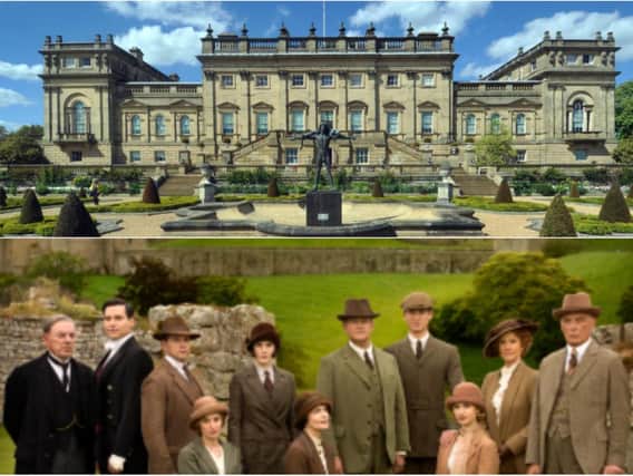 Harewood House and the Downton Abbey cast