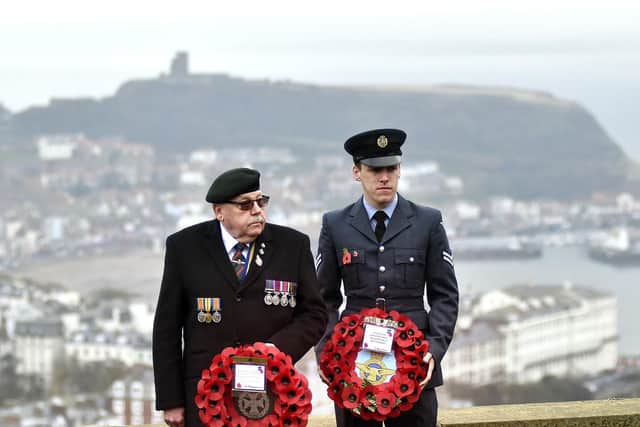 Armistice Day at Oliver's Mount in Scarborough