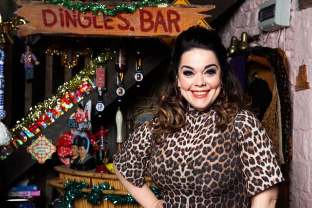 Lisa Riley playing Mandy Dingle, who is to return to the ITV soap Emmerdale for the first time in 17 years. PIC: PA