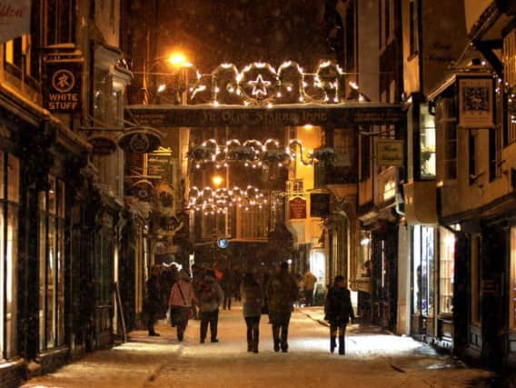 York's Christmas lights switch on will take place at St Helen's Square on Thursday 15 November