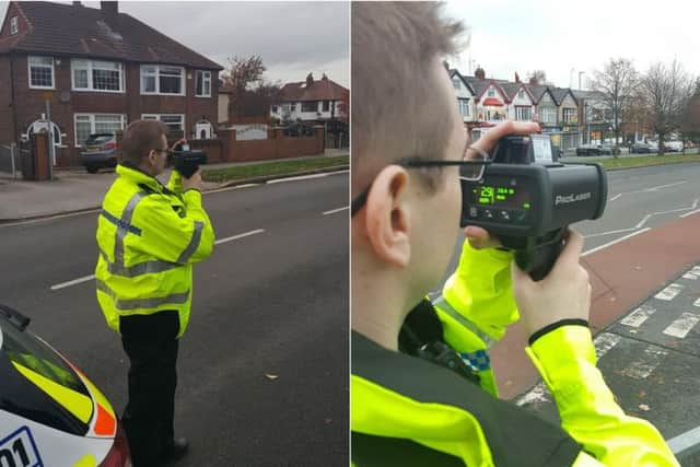 Police catching speeding drivers in Crossgates. Photo: West Yorkshire Police
