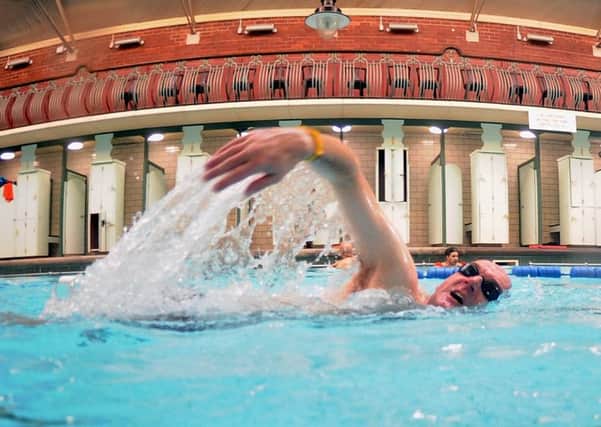 Owen Scurrah-Smyth is pictured during a Triathlete Beginners  session at Bramley Baths in  2017. Picture by Simon Hulme