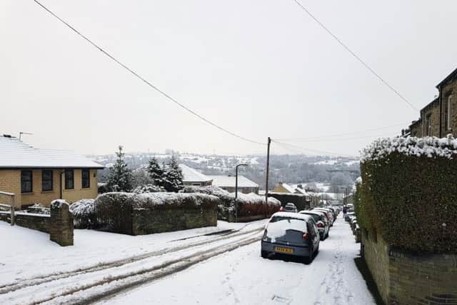 Snow hit Leeds during March, 2018.