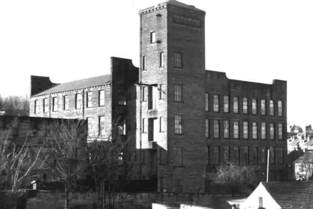 FEBRUARY 1989: Woodhouse's textile mill.