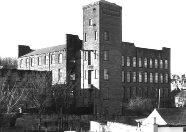 FEBRUARY 1989: Woodhouse's textile mill.