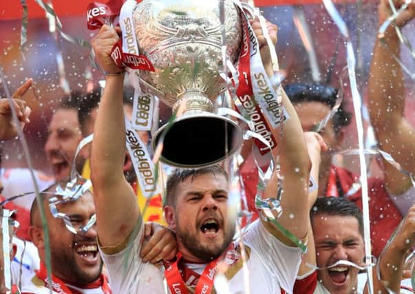 Challenge Cup holders, Catalan Dragons. PIC: Adam Davy/PA Wire