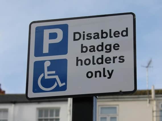 The lady had been given a fine as her blue badge had expired