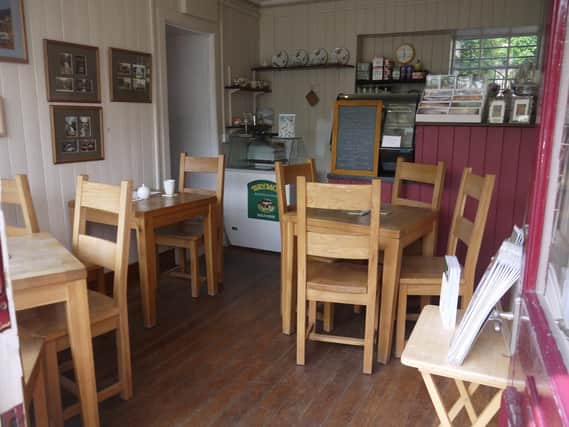 The village shop and adjoining tea room has hit the market