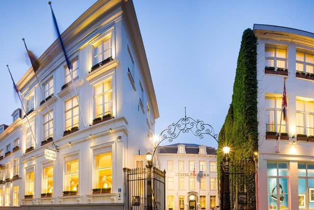 Hotel Navarra's fine facade