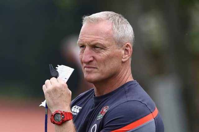 Simon Middleton, the England Women head coach looks on during a training session. Picture: David Rogers/RFU/The RFU Collection